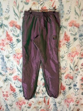 Vintage surf style Purple Windbreaker Joggers